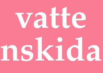 Synonym vattenskida