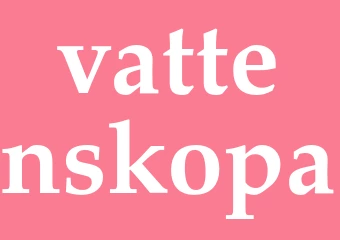 Synonym vattenskopa
