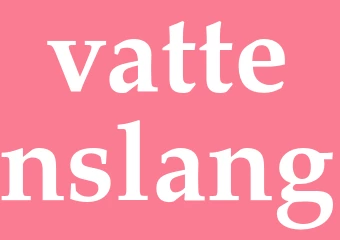 Synonym vattenslang