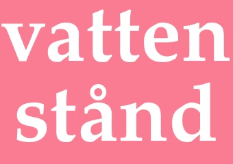 Synonym vattenstånd