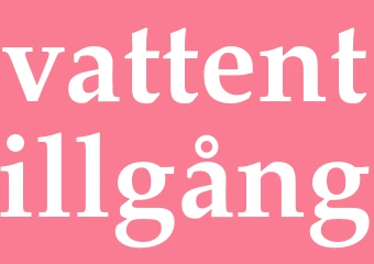 Synonym vattentillgång