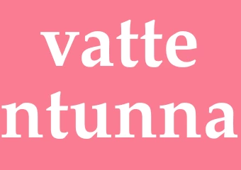 Synonym vattentunna