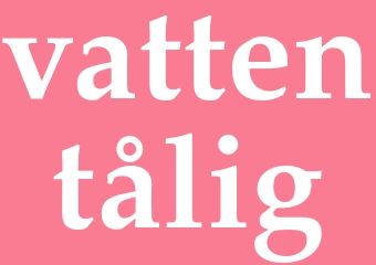 Synonym vattentålig