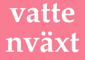 Synonym vattenväxt