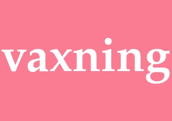 Synonym vaxning