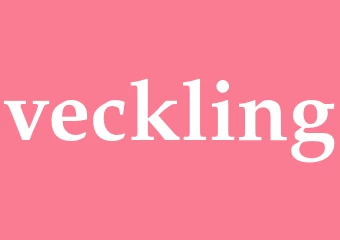 Synonym veckling