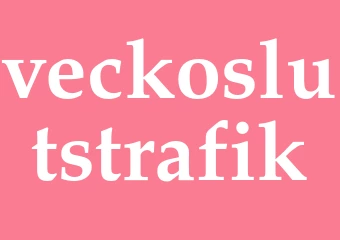 Synonym veckoslutstrafik