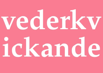 Synonym vederkvickande
