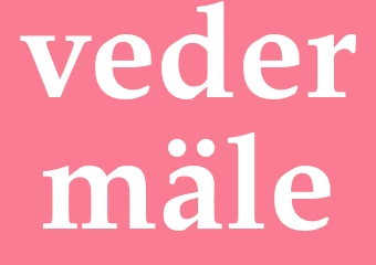 Synonym vedermäle