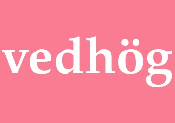 Synonym vedhög