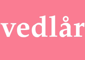 Synonym vedlår