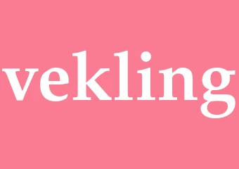 Synonym vekling