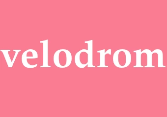 Synonym velodrom