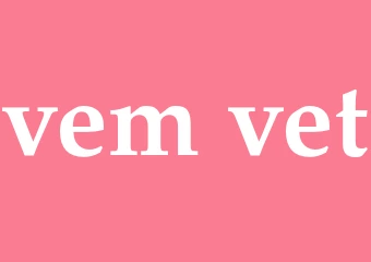 Synonym vem vet