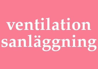 Synonym ventilationsanläggning