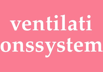Synonym ventilationssystem