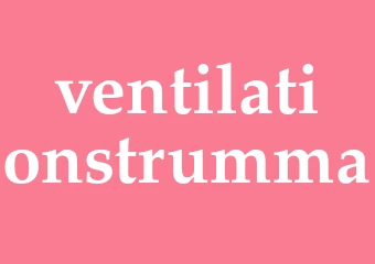 Synonym ventilationstrumma