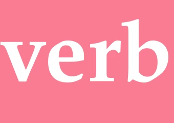 Synonym verb