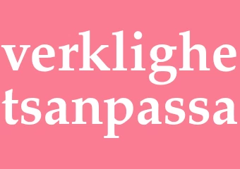 Synonym verklighetsanpassa