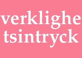 Synonym verklighetsintryck