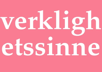 Synonym verklighetssinne