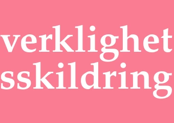 Synonym verklighetsskildring