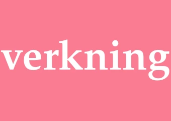 Synonym verkning