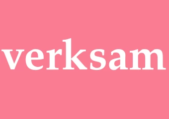 Synonym verksam