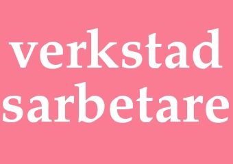 Synonym verkstadsarbetare