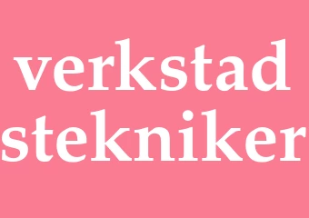 Synonym verkstadstekniker