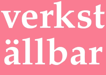 Synonym verkställbar