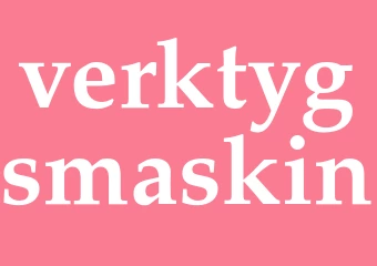 Synonym verktygsmaskin