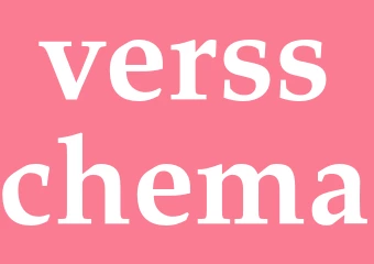 Synonym versschema