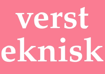 Synonym versteknisk