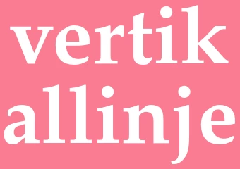 Synonym vertikallinje