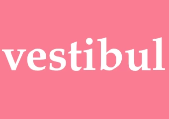 Synonym vestibul
