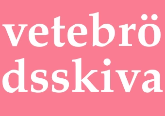 Synonym vetebrödsskiva