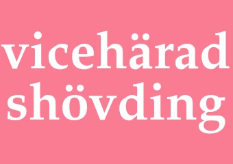 Synonym vicehäradshövding