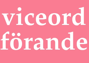 Synonym viceordförande