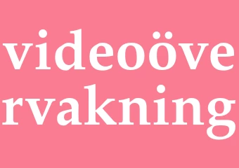 Synonym videoövervakning
