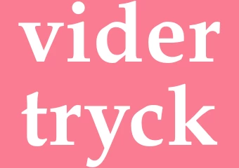 Synonym vidertryck
