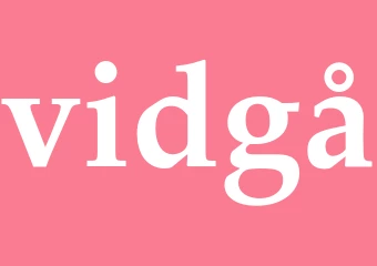 Synonym vidgå