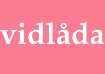 Synonym vidlåda