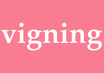Synonym vigning