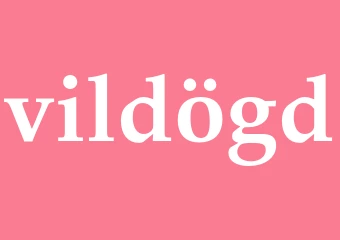 Synonym vildögd