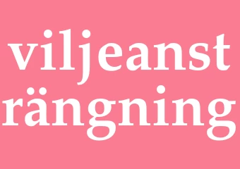 Synonym viljeansträngning