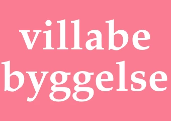 Synonym villabebyggelse