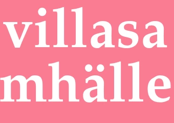 Synonym villasamhälle