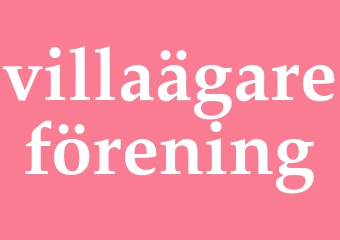 Synonym villaägareförening