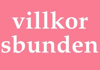 Synonym villkorsbunden